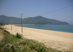 Praia de Boiçucanga em São Sebastião