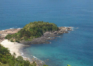 Praia de Calhetas em São Sebastião