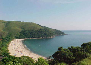 Praia de Paúba em São Sebastião